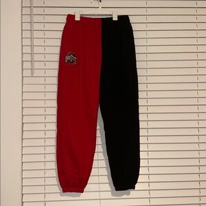 Ohio State Women's Red and Black Joggers